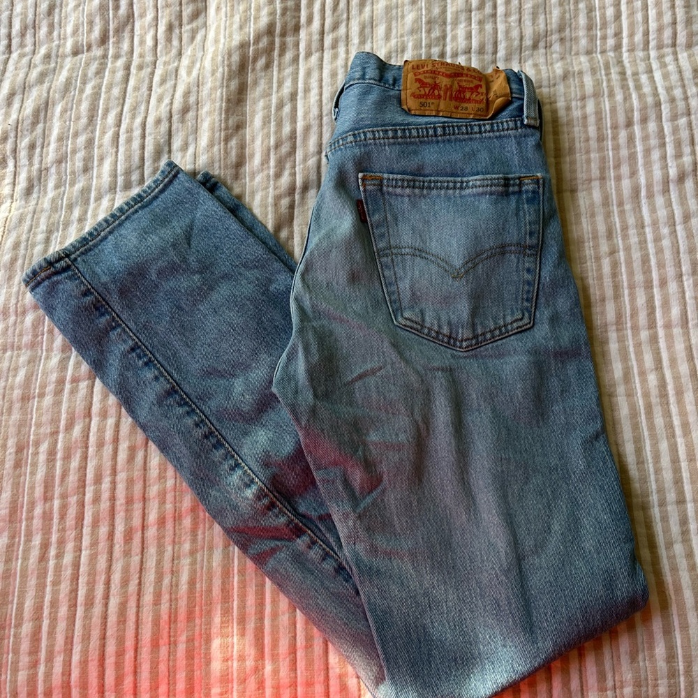 Levi's Classic Blue Straight Leg Jeans